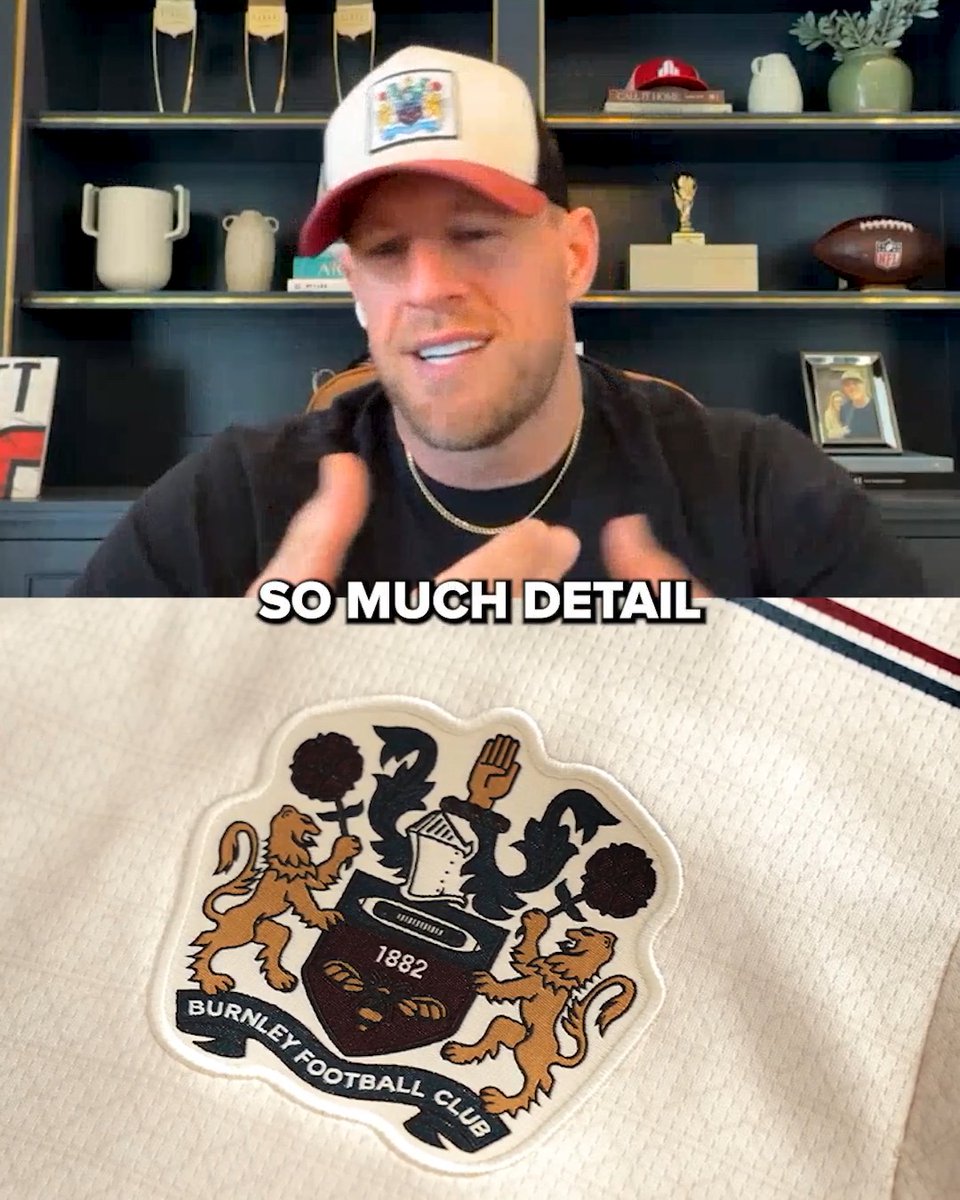 Burnley co-owner J.J. Watt tells us what inspired him when designing the club's new away strip ❤️