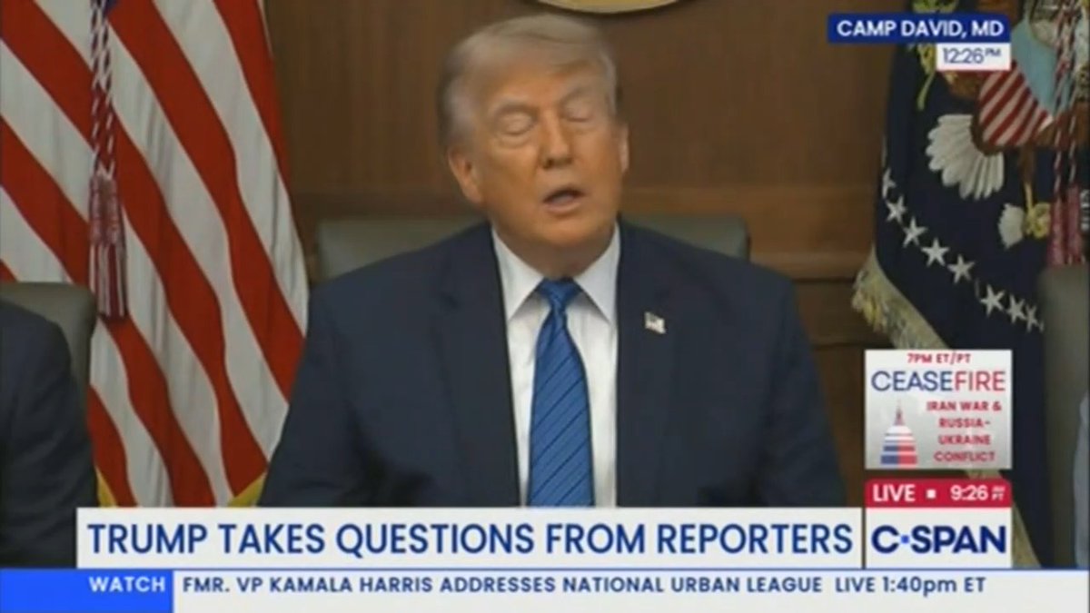 Trump: You know who's behind the cyber attack? Minnesota, because they're grossly incompetent. I don't think there was an Iranian cyber attack.