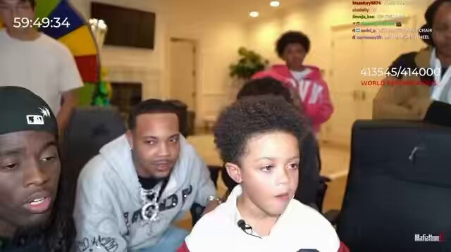 G Herbo's Son got emotional while giving a motivational speech on Kai Cenat's stream