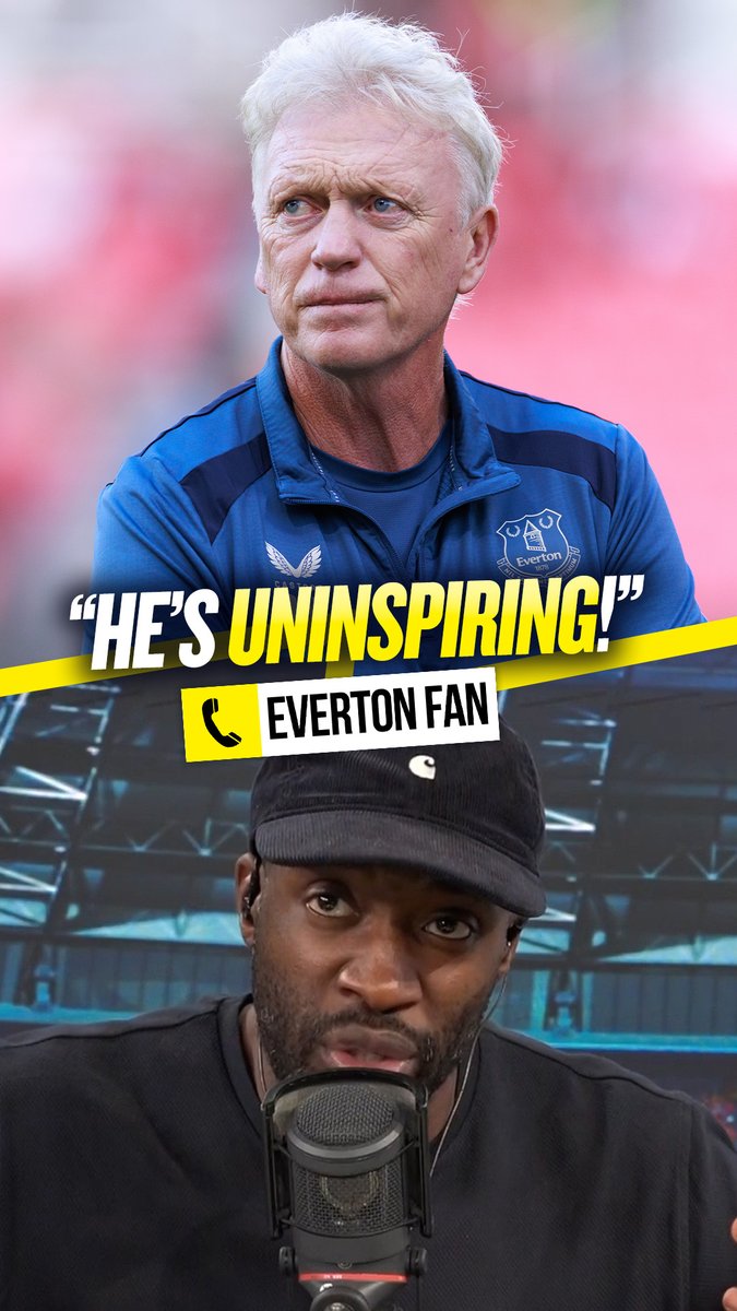 ๐ณ "He's uninspiring, he lacks strategy at nearly every level." ๐ฅฑ "If you want to watch a team with no inspiration, watch a Moyes team." โฐ "My time was up with him a long time ago!" This Everton fan is scathing in his assessment of David Moyes' second term at the club ๐ต