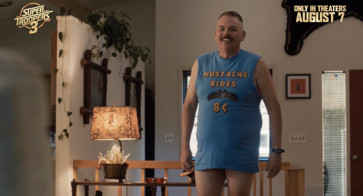 Ooh, soothing! SUPER TROOPERS 3, only in theaters August 7. Get tickets meow. #SuperTroopers3