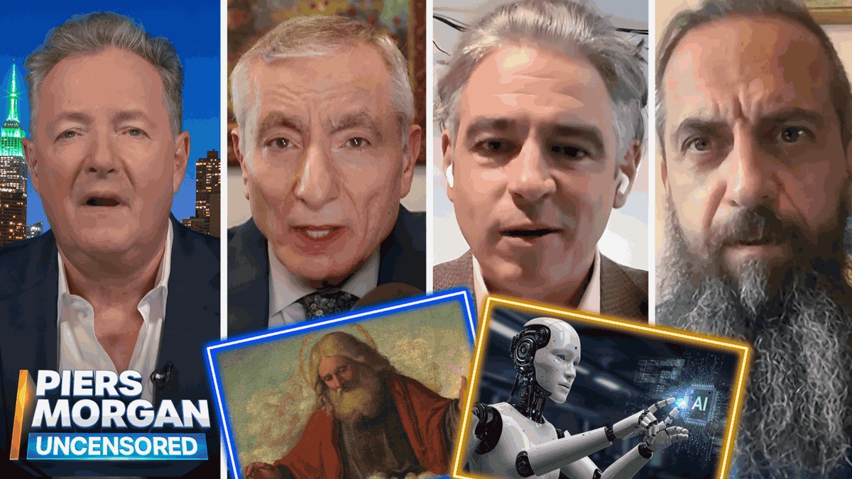 God vs science in the origin of life and how super intelligence could be creating killer robots... All discussed in the new Uncensored, just dropped! 👇 📺 Piers Morgan | @drjamestour | Dr. Roman Yampolskiy