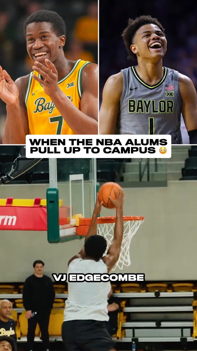 Baylor's got some talent that hit the league 👀🐻 (via Baylor Men’s Basketball)