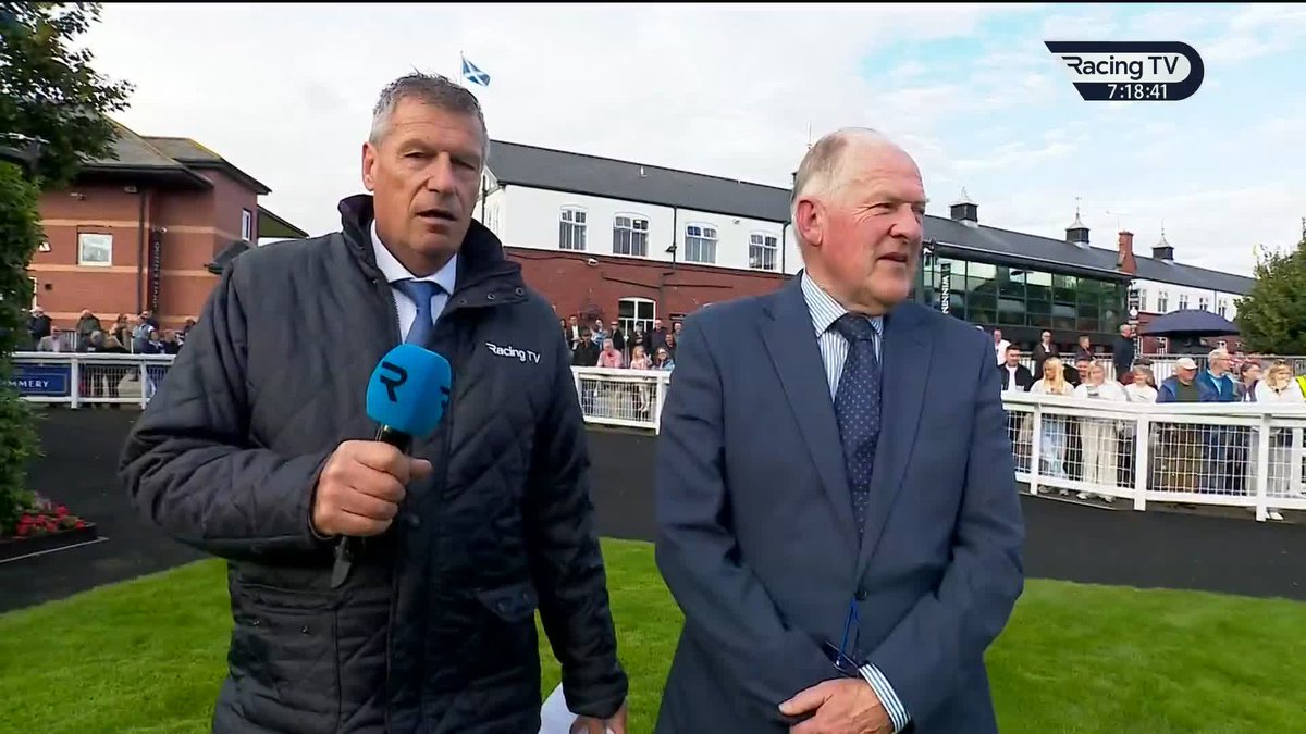 🗣️ "We'll go the Nunthorpe." Jim Goldie watched the King George Qatar Stakes from the motorway services &amp; discusses his G2 victory with Gordon Brown