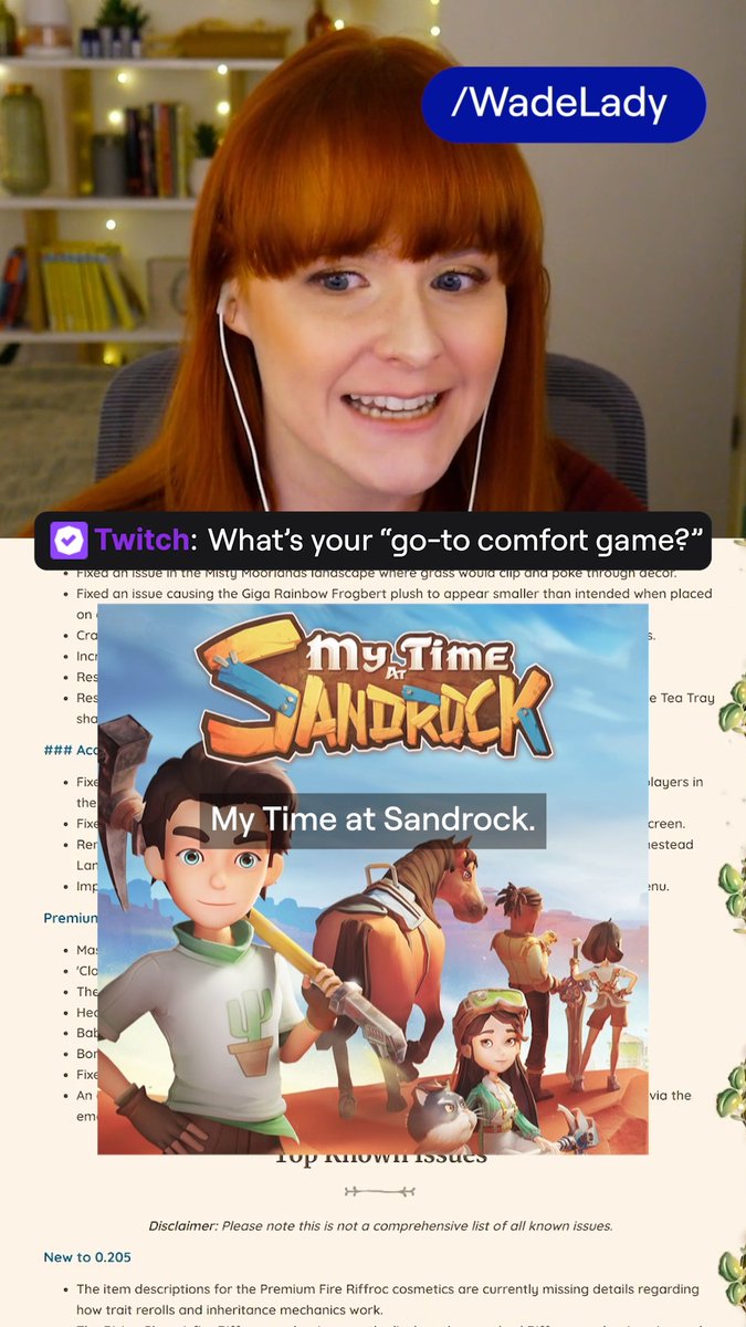 What’s your go-to comfort game, chat?