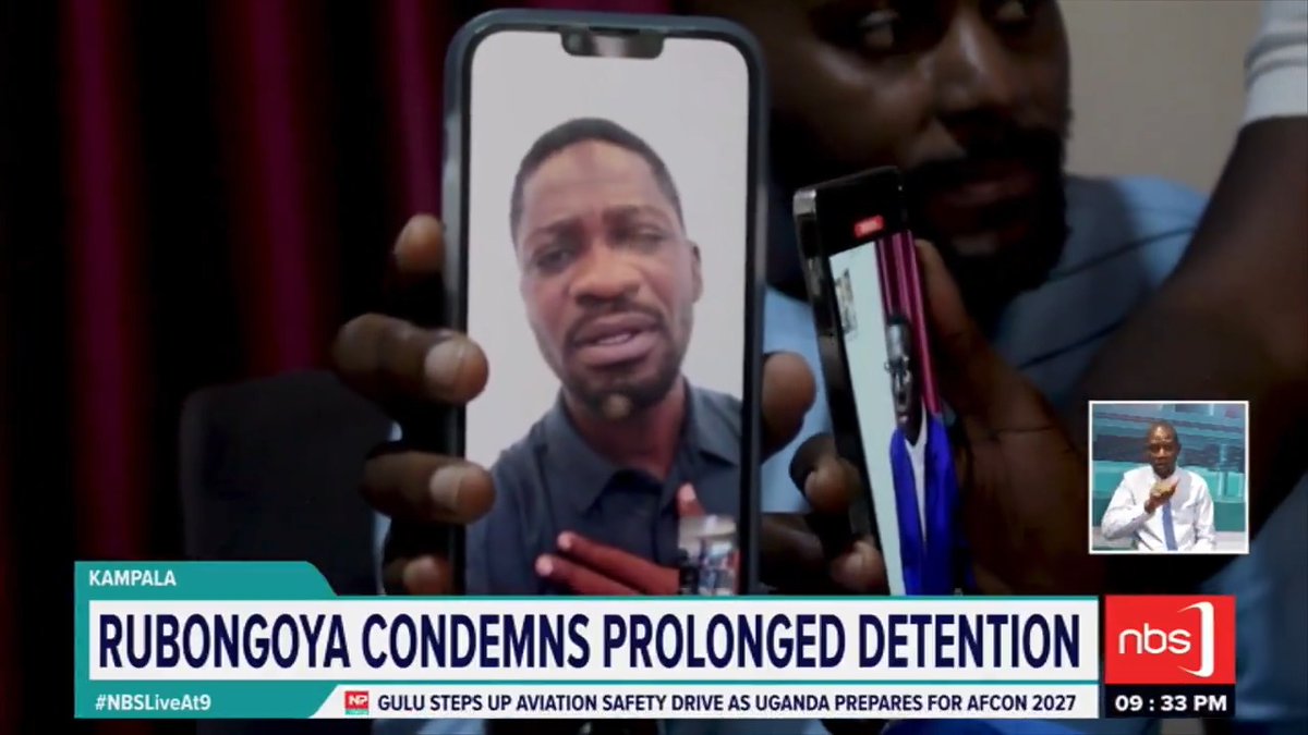 Nine supporters of the National Unity Platform (National Unity Platform) have been released from detention after spending nearly six years on remand without trial. Dan Ayebare Kiberu Sirajje #NBSLiveAt9 #NBSUpdates
