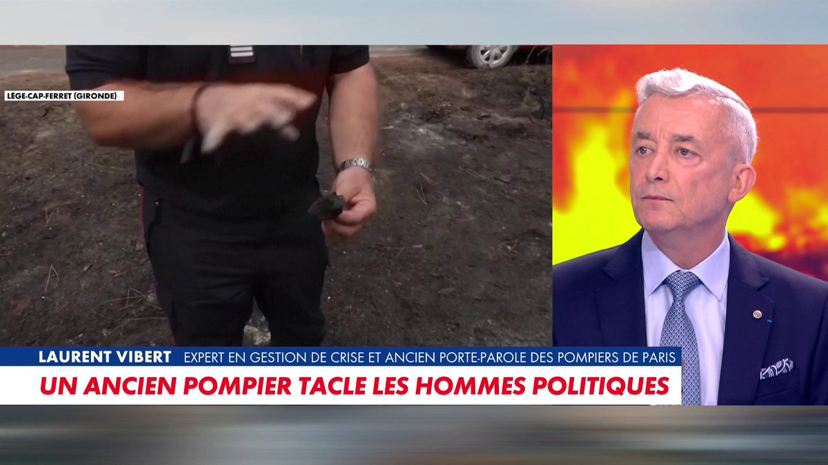 Incendies : «Il faut renforcer ces pompiers volontaires qui sont la partie la plus importante des sapeurs-pompiers de France», plaide Laurent Vibert, ancien porte-parole des pompiers de Paris, dans #HDPros2Ete Toute l'info est à retrouver sur