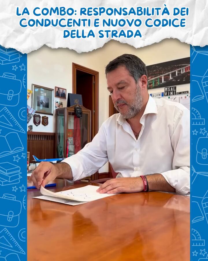 Post del ministro dei Trasporti in collaborazione con Skuola punto net
