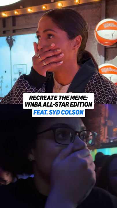 .Sydney Colson is way too good at this 😭 #WNBAonPrime