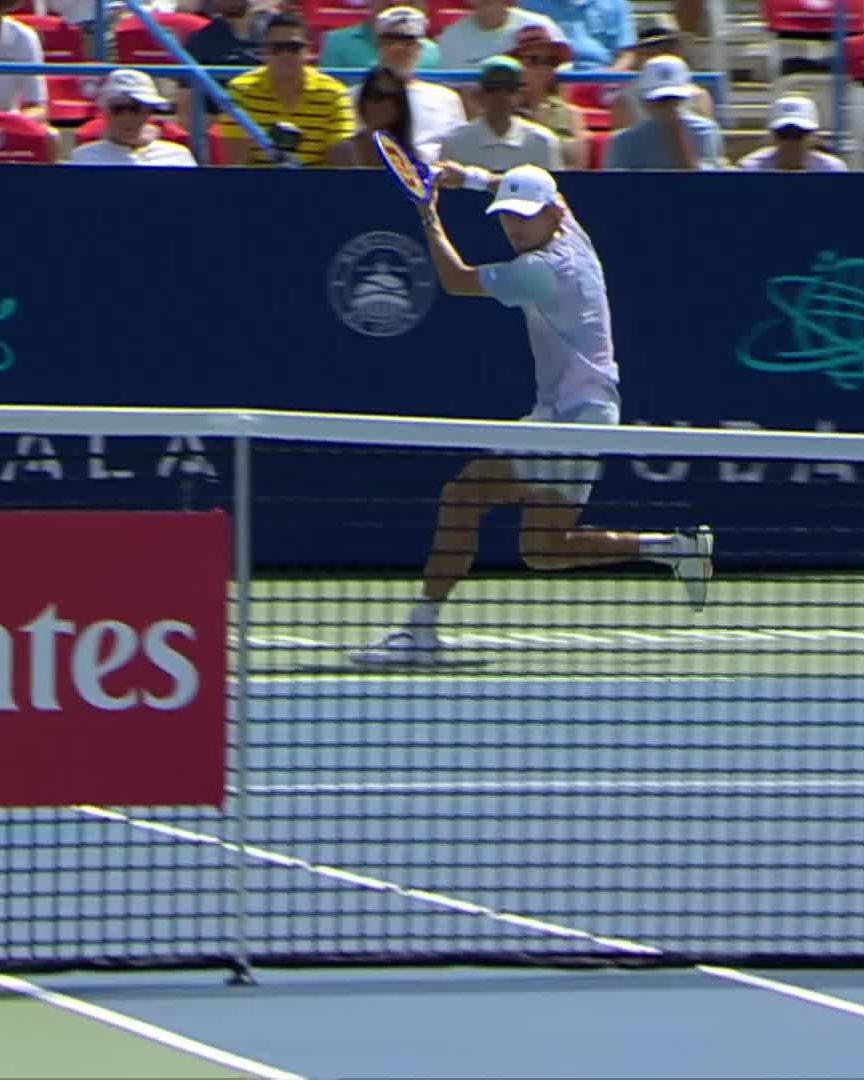 Had to be perfect. It was 🙌 Alex de Minaur #MubadalaDCOpen