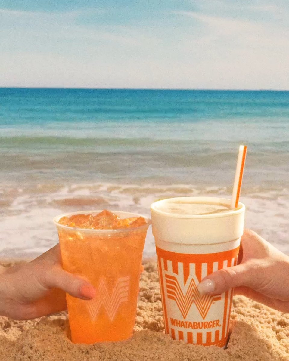 If summer had an official flavor... we'd nominate peach. 🍑 Choose the crisp, ice-cold Summer Peach Whatafresher or the rich, creamy Peaches & Cream Shake and sip the season before it's gone.