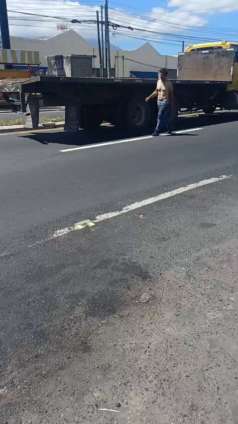 Precaución en l Ruta al Pacífico, jurisdicción de Amatitlán.