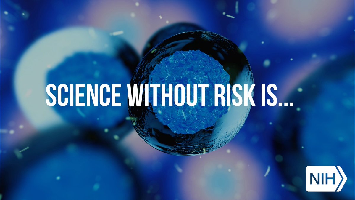 Science without risk is... boring. Incremental. Safe. We asked current recipients of NIH's High-Risk, High-Reward Research Program to fill in the blank, and their answers say it all. 🎥👇 The HRHR Program exists for the ideas too bold, too early, or too unconventional for traditional funding pathways. The scientists in this video are proof of what happens when you bet on transformative thinking. 💡 Got a high-risk, high-reward idea? Funding opportunities are open now. Learn more and apply: