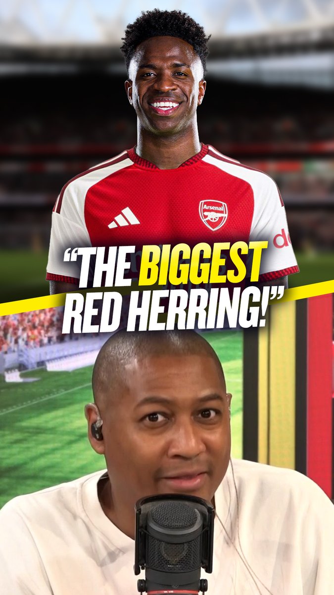 👀 "I think this is the biggest red herring in transfer history." 📝 "He's been trying to get a new contract & he's using the Premier League as a bargaining chip..." Rickie Haywood-Williams thinks Vini Jr is "using" Arsenal & the Premier League for a new Real Madrid contract