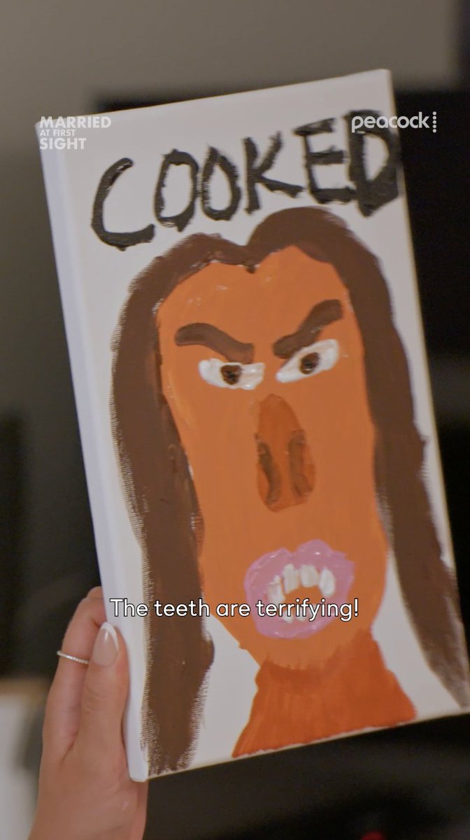 Paint me like one of your red flags. #MarriedAtFirstSight is streaming now on Peacock, new episodes Thursdays.