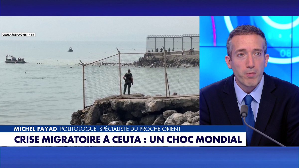 «Ce qui s’est passé à Ceuta peut aussi se passer à Mayotte», met en garde le politologue et spécialiste du Moyen-Orient, Michel Fayad, évoquant la crise migratoire en cours à Ceuta, dans #100%PolitiqueEte Toute l'info est à retrouver sur