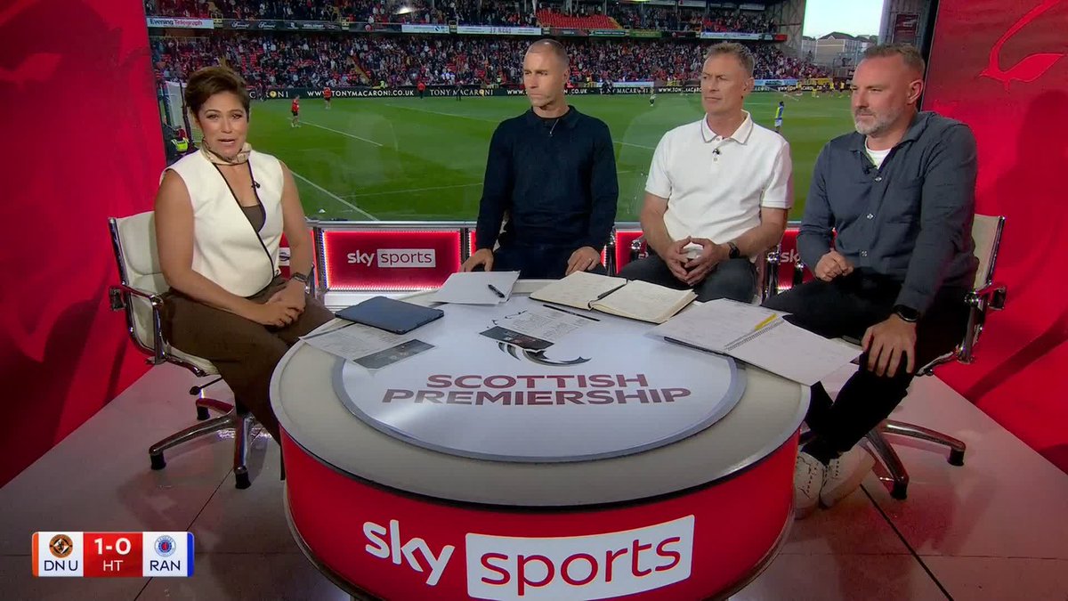 🟠 “You need a bit of luck!” 🔵 “You can’t afford to drop points on the opening day again, because it would be four seasons in a row.” Sean Dillon, Chris Sutton & Kris Boyd analyse the first-half action as Dundee Utd lead against Rangers ⤵️