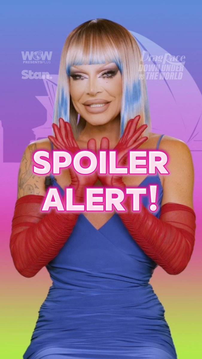 SPOILER ALERT! 🤫🚨 NEW #DragRaceDownUnder vs The World now streaming on WOW Presents Plus and Stan! ⬇️ WATCH Drag Race Down Under vs The World hosted by Michelle Visage: 🌏 WOW Presents Plus worldwide ex. Australia 🇦🇺 @stanaustralia #DragRace