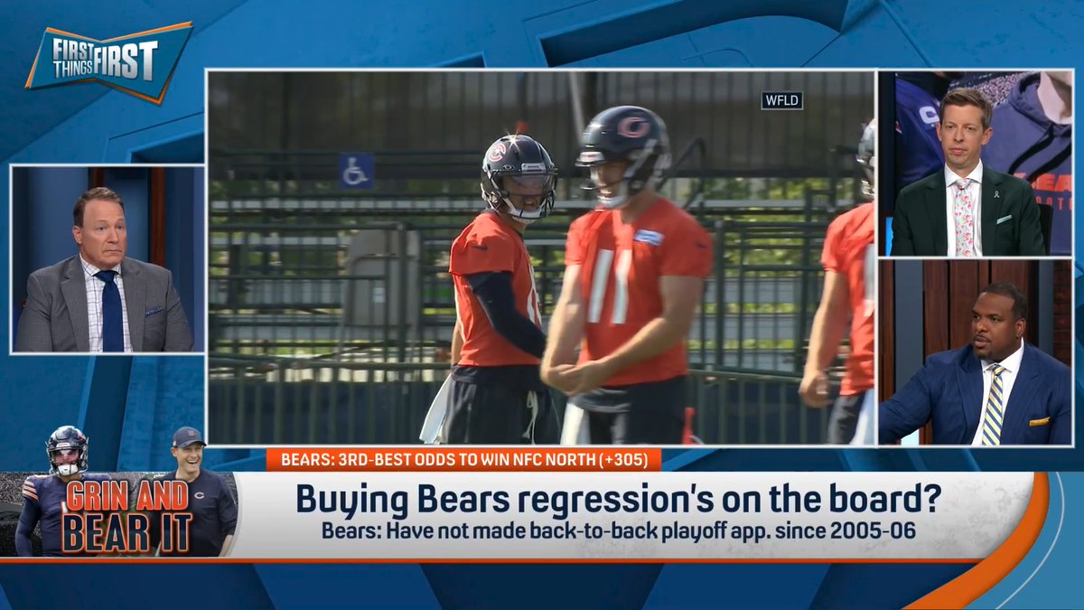 Buying Bears regression's on the board? Danny Parkins answers: “Yeah, of course it’s on the board. But in order to regress, you have to be regressing from somewhere good. You know who else is a regression candidate? The Super Bowl Champion 14-win Seahawks.”
