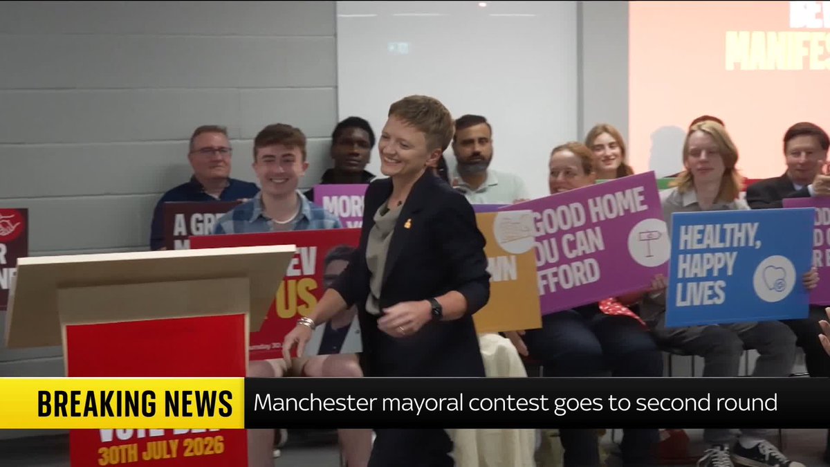Andrew Western MP, and political lead for Bev Craig's campaign, has told @JonCraig that the Labour mayoral candidate secured approximately 45% of the vote in the first round, over double the votes of Reform UK. 📺 Sky 501, Virgin 602, Freeview 233