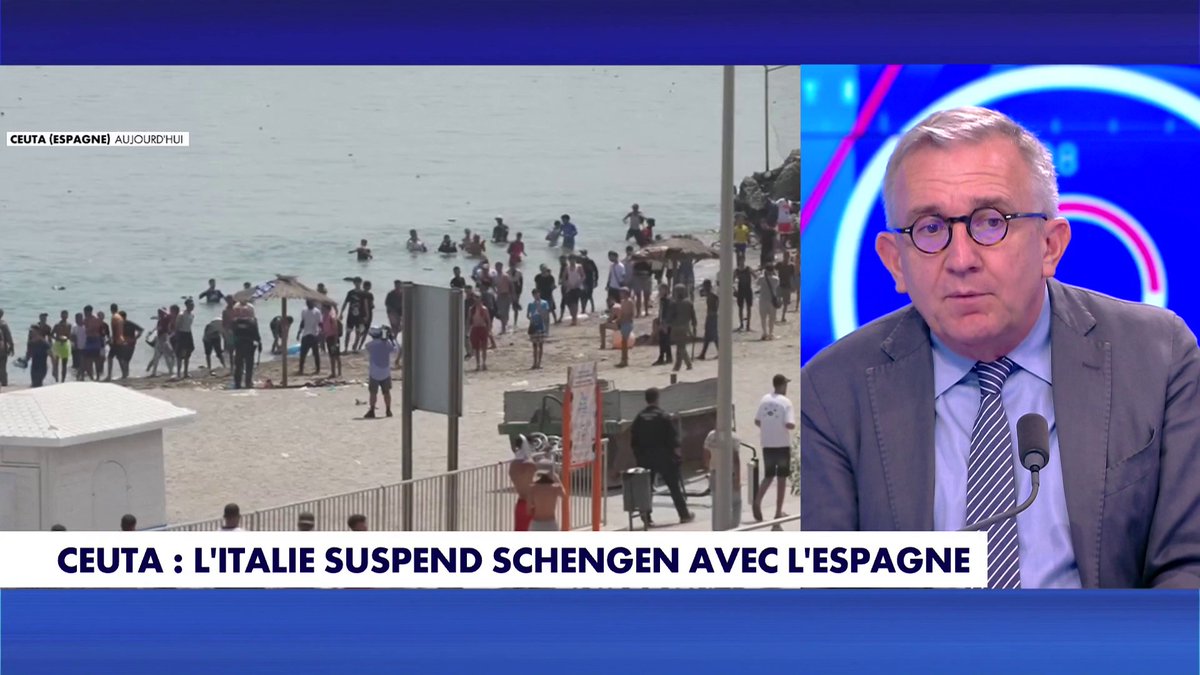 Crise migratoire à Ceuta : «C’est toute l’Europe qu’il faut repenser», estime le journaliste Vincent Roy, dans #100%PolitiqueEte Toute l'info est à retrouver sur