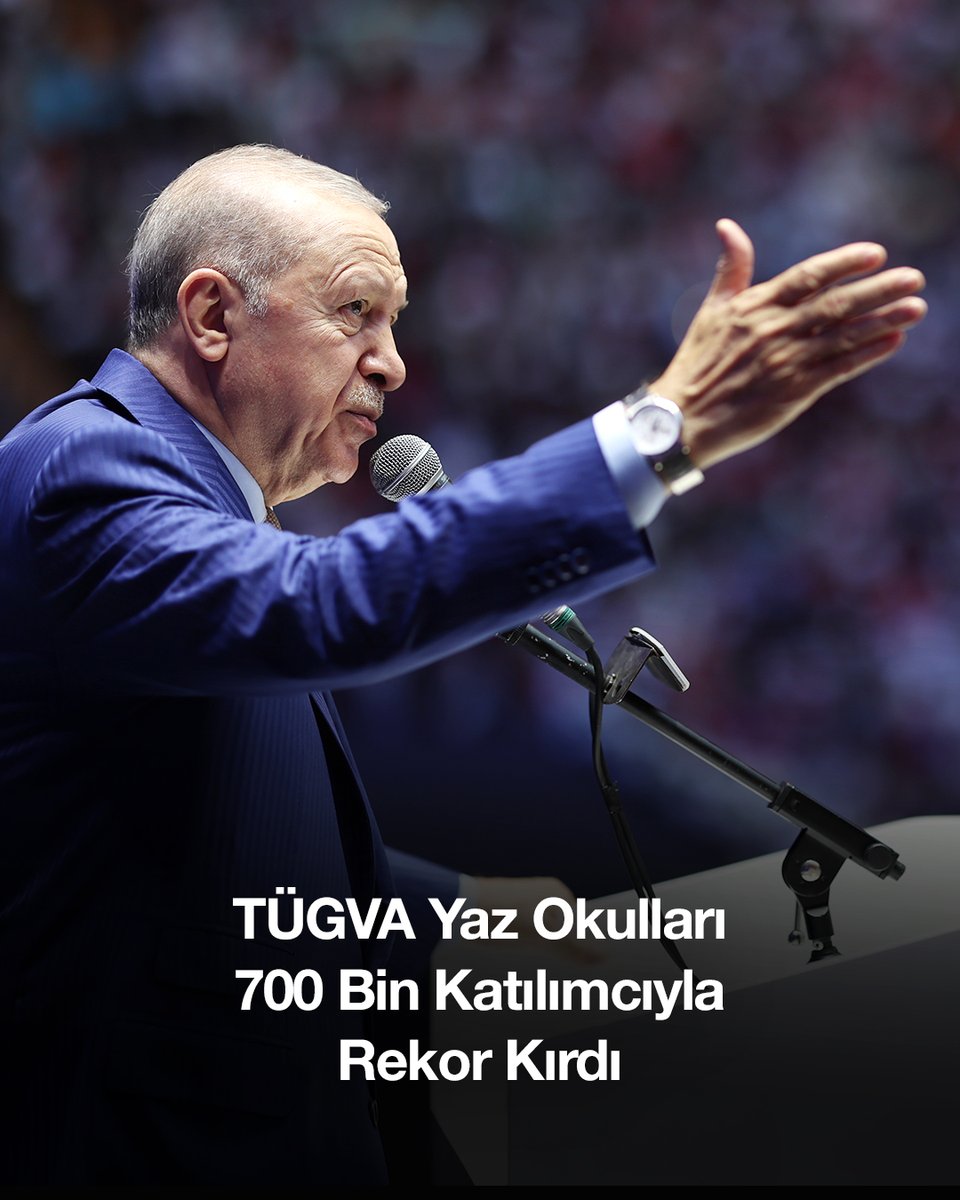 TÜGVA, bu seneki yaz okullarında 700 binden fazla katılımcı sayısına ulaşarak yeni bir rekor kırdı. Türkiye Gençlik Vakfımız, sadece bu yıl 1,5 milyonun üzerinde gencimizin hayatına dokunarak ülkemizin en büyük gençlik hareketi haline geldi.