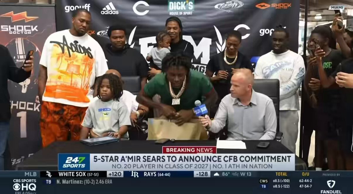 5-star A'mir Sears commits to the MIAMI HURRICANES!