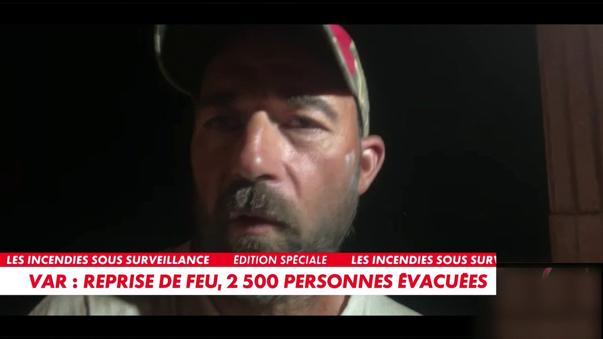 «Le feu était fixé et il est reparti parce qu’on nous a enlevé tous les pompiers», dénonce Laurent Sisteron, habitant de la commune de Correns, dans le Var, où une reprise d'incendie s'est déclarée, dans #100%PolitiqueEte