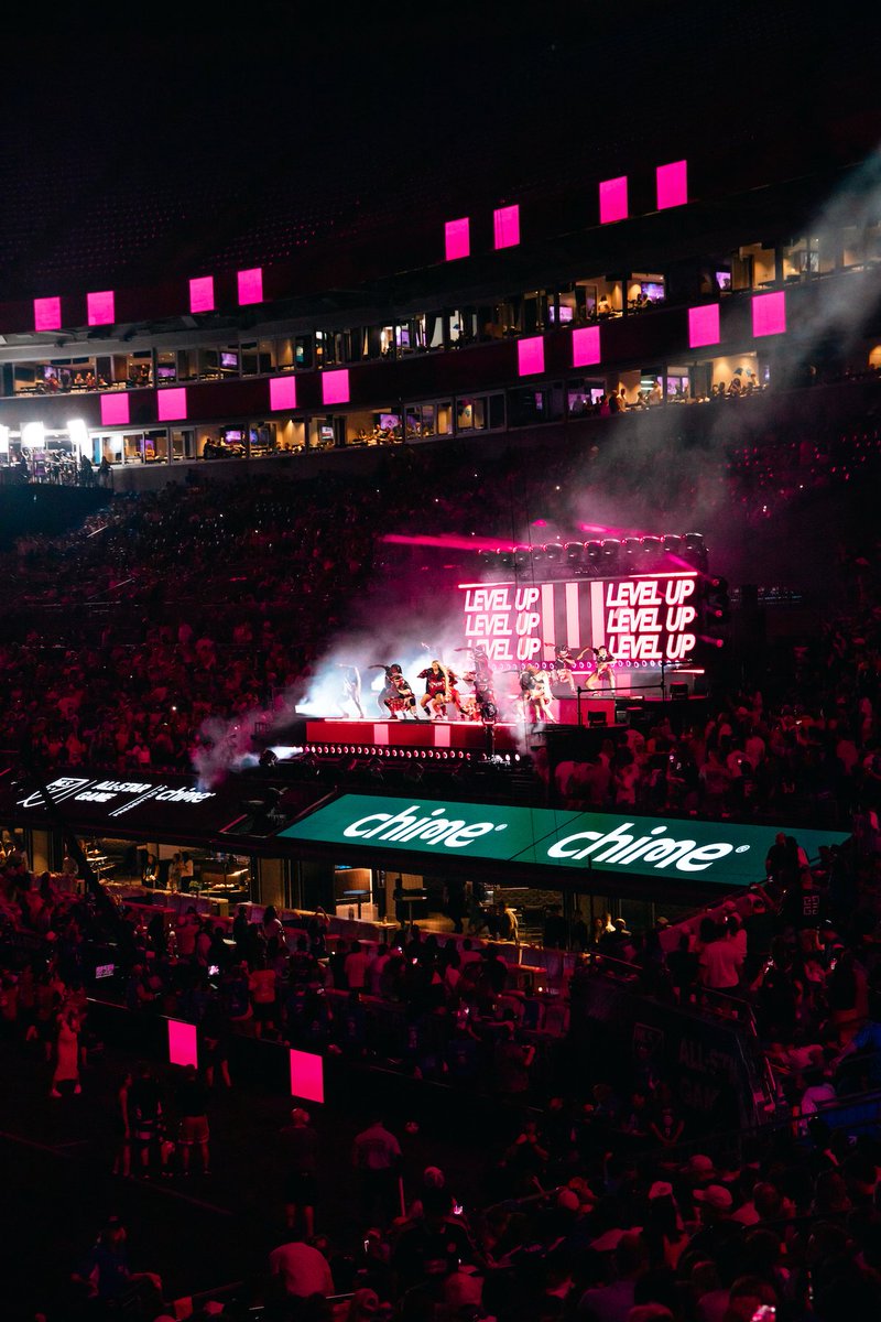 Charlotte, you just leveled up with Ciara at the Major League Soccer All-Star Game presented by Chime halftime show 🔥
