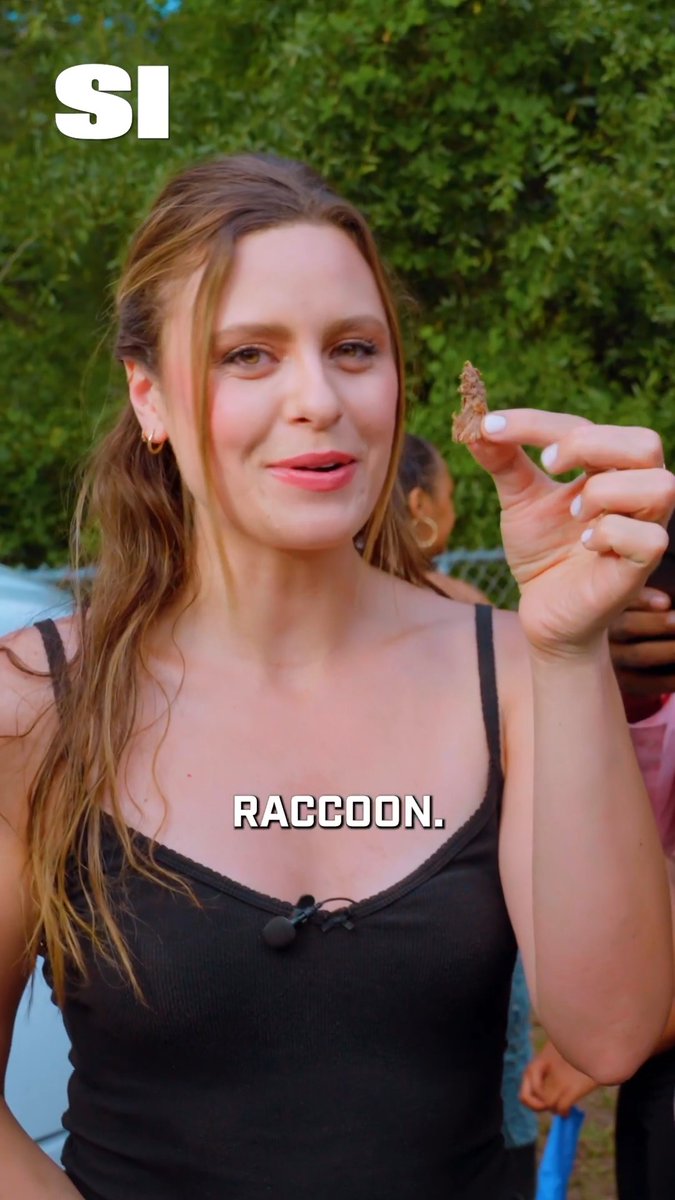 .Claudette Montana tried raccoon meat with Xavier Legette 🦝