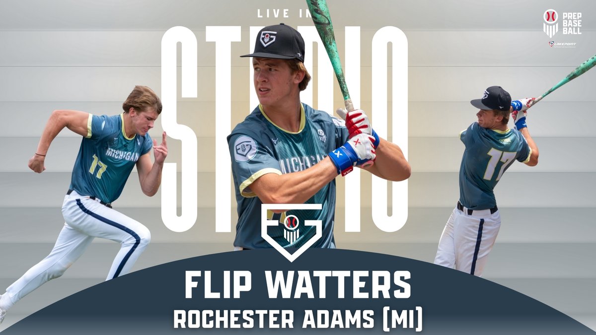 "I'm hoping to be the best out of the three." 👀 Competition runs deep in the Watters family. Michigan's No. 1 player, Koltyn “Flip” Watters, follows LSU's @binowatters9 and Central Michigan QB Ryland (Rino) Watters. The Rochester Adams Baseball OF/LHP joins Cory McCartney in studio. 📺 Prep Baseball | Prep Baseball Michigan | #PBFG26