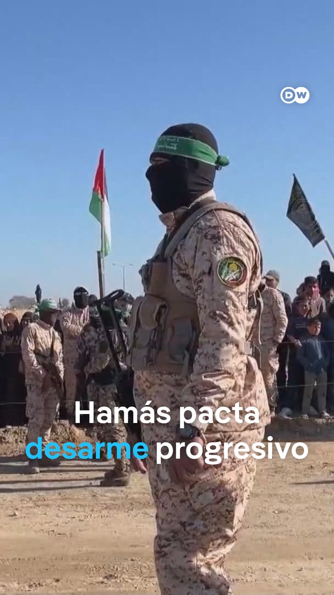 Hamás acepta un acuerdo para entregar las armas a cambio de la retirada gradual de Israel de Gaza El movimiento islamista palestino Hamás -considerado terrotista por la UE y varios países- afirmó el viernes que había aceptado un acuerdo para terminar la guerra en Gaza que incluye su desarme y la retirada gradual del ejército israelí de este territorio palestino. El conflicto estalló con el ataque de Hamás contra Israel del 7 de octubre de 2023, con un saldo de 1.221 muertos, según cifras oficiales israelíes, y la toma de 251 rehenes.