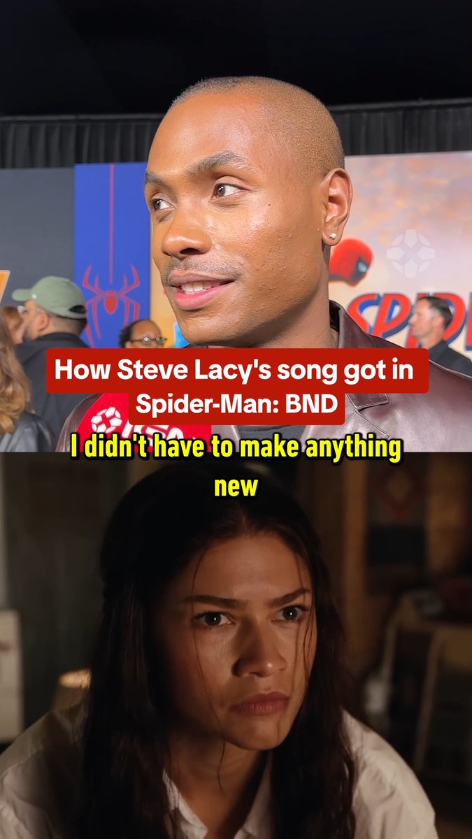 Steve Lacy hit it off with Spider-Man director Destin Daniel Cretton when they discussed music for Brand New Day. #SpiderMan