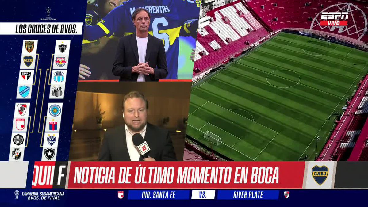 #AHORA - Augusto Cesar confirma que Boca vs. Estudiantes se jugará el próximo miércoles en el DUCÓ. Además, ante Vélez y Recoleta también mudará la localía. 📺 #ESPNEquipoF | #DisneyPlus Plan Premium