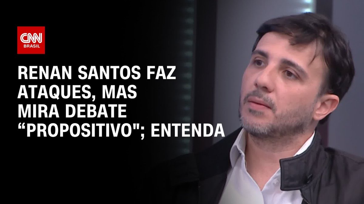 Renan Santos: Principal política é “desfavelizar” país; assista #HoraH