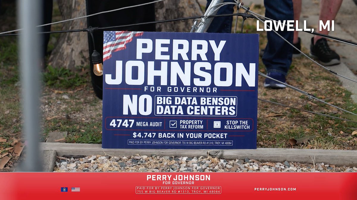 We campaigned in Lowell today to stand with local residents fighting the data center their township officials are trying to force on them. Maybe we should march with pitchforks and overthrow the local government like the good old days!