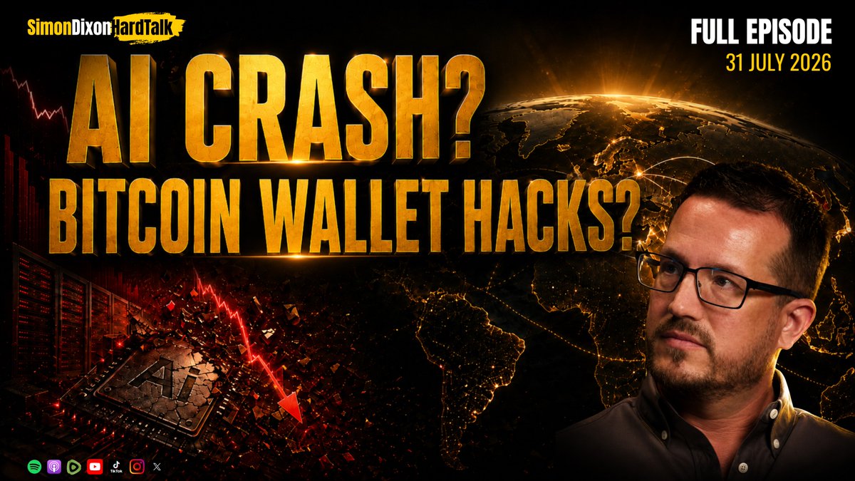 ▶️ FULL EPISODE: The AI Sell-Off, Bitcoin Wallet Hacks & Global Realignment | SDHT LIVE PART 1: AI Unwinds, Bitcoin Decides & the Middle East Realigns PART 2: Politicians Are “Paid-for-Rent Prostitutes”: The True Mechanics of Power | Simon Dixon with James Delingpole
