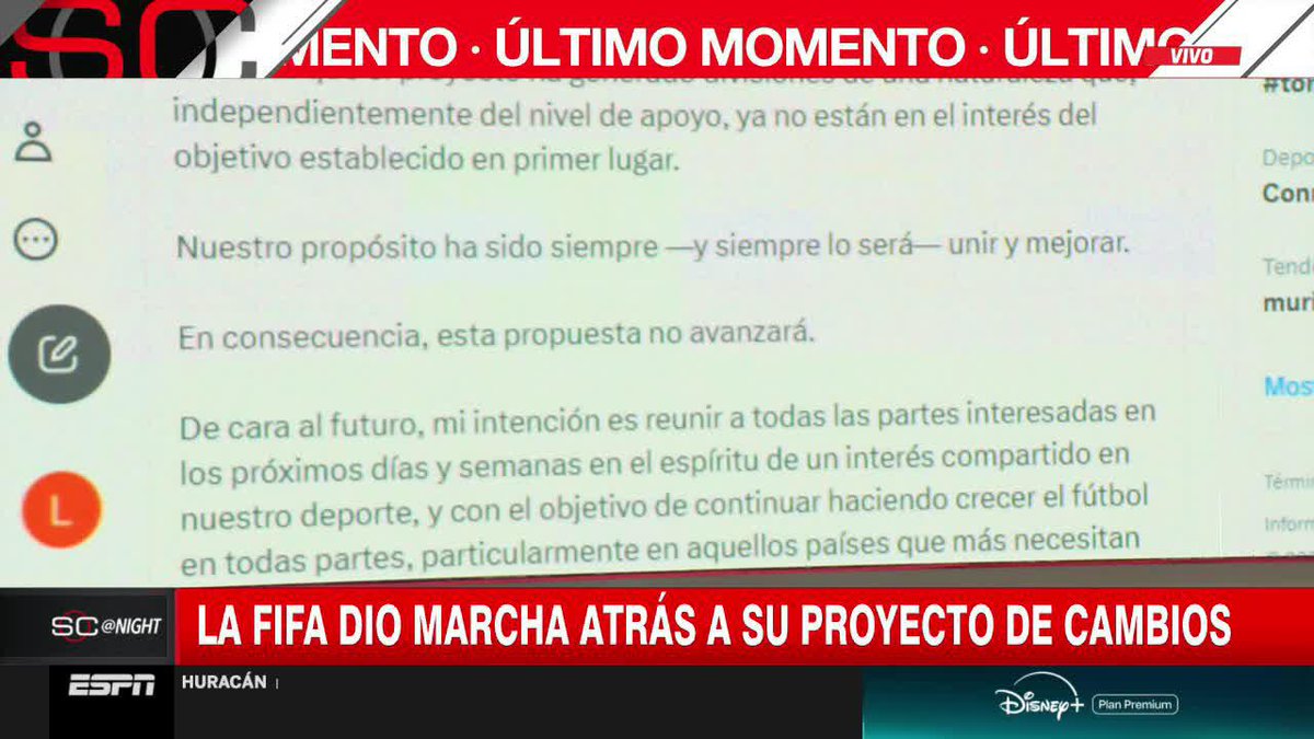 🚨 ÚLTIMO MOMENTO: FIFA dio marcha atrás a su proceso de cambios. Acá, los detalles.