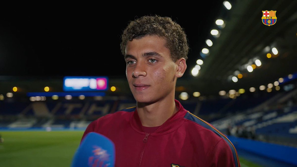 🎤 Hamza Abdelkarim se muestra satisfecho tras debutar con el primer equipo y anotar un doblete