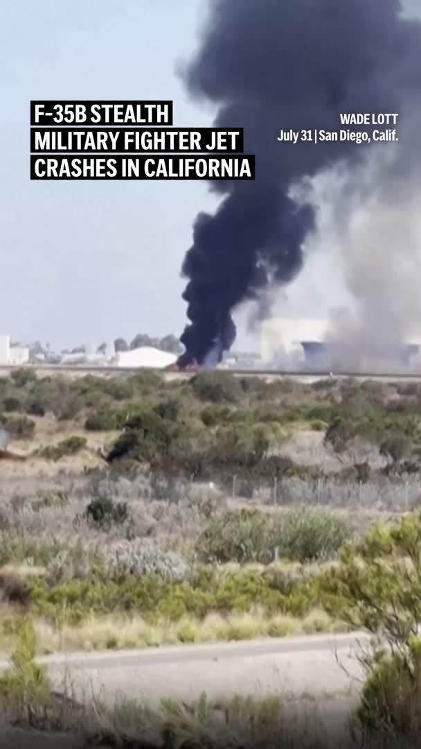 The U.S. Marine Corps says the pilot of an F-35B stealth fighter is expected to live after ejecting from the jet before it crashed in California. The jet went down Friday near the Miramar air base in San Diego