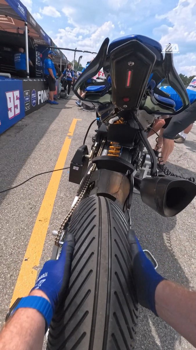 POV: Youโre part of JD Beachโs pit crew ๐๐ง #superbike #motorcycle #motorsports #insta360 #yamaha