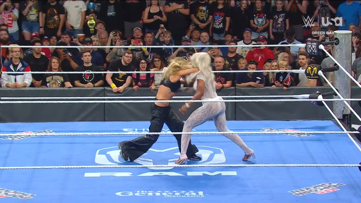 .Charlotte Flair WILL NOT back down from Jade Cargill!! 😤 Will one of these women walk out of #SummerSlam as the Interim WWE Women's Champion?