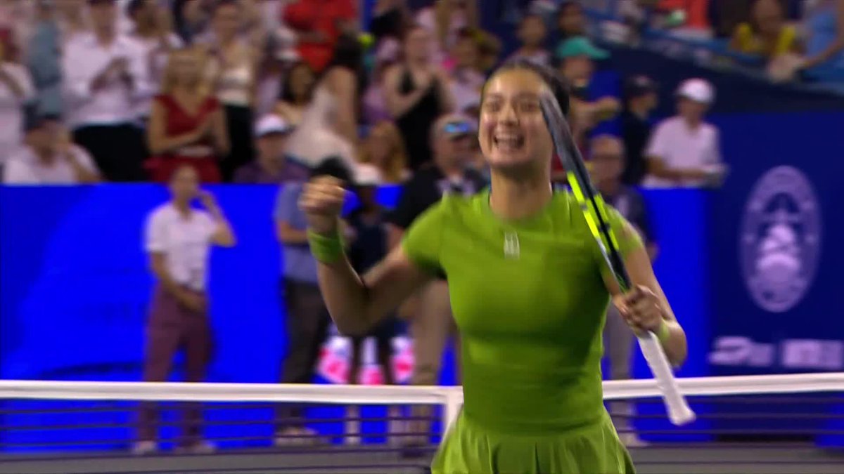 What it means 💚 Alexandra Eala moves past Svitolina for a place in the semifinals! #MubadalaDCOpen