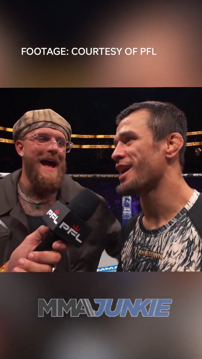 "MVP, they always trash talk about Dana (White) – he doesn't pay. Now we're going to see how they want to pay." Usman Nurmagomedov sends his message to MVP MMA after completing his PFL deal at #PFLNY. 👀 🎥 @pflmma