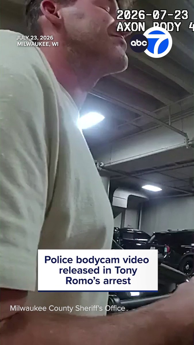Tony Romo has been placed on leave at CBS Sports following his arrest in Wisconsin last week for operating while intoxicated. Newly released body camera video is giving a first look at Romo's arrest in Milwaukee. Read more at