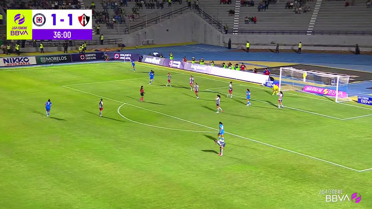 36’ UFFFFFF!!!!! QUÉ GOOOOL 🐥 🤯 Belén Cruz se estrena como goleadora de la Máquina. 🔥 Síguelo en 🔴 VIVO: 📲YT: 📲 FB: #LigaFemenilDndSea | #CAZvsATS