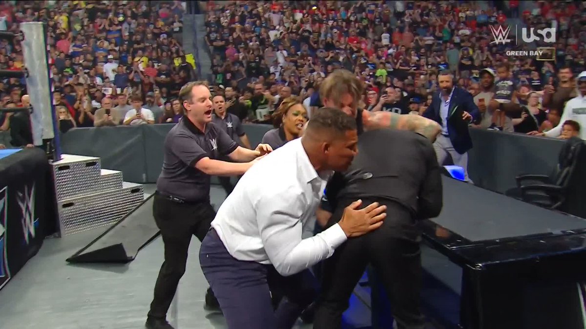 So much for friends... 😲 Cody Rhodes and player/coach are BEATING THE HELL out of each other!