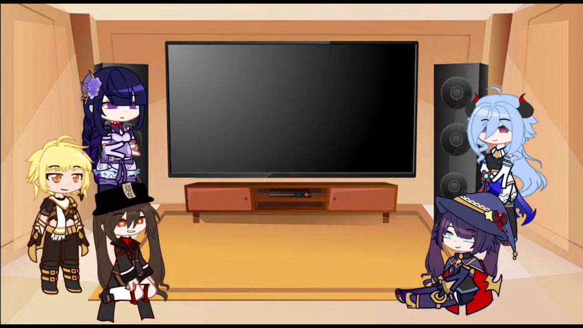 Aether and his harem react to curled. #churled