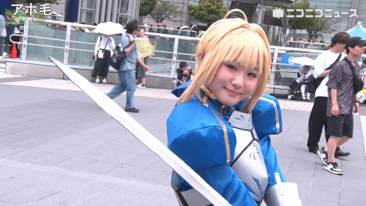 コスプレ活動歴10年で現在14歳! 「Fate」シリーズからセイバー Saber、アルトリア・ペンドラゴンのコスプレ【世界コスプレサミット2026練り歩き中継】 コスプレイヤー:ほわさん #WCS2026 #FGO