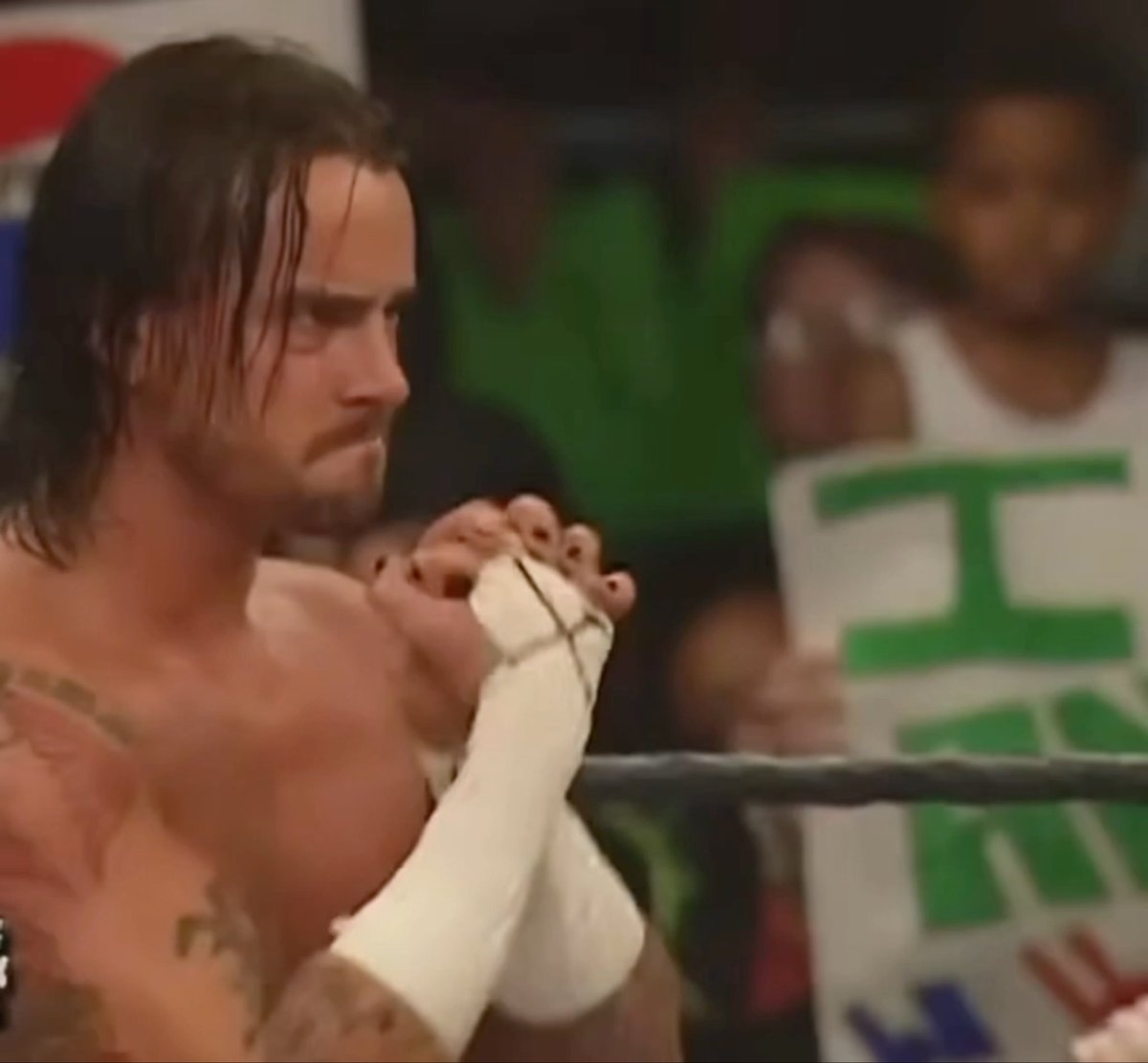 20 years ago today the official debut of “This Fire Burns” What a moment in Pro Wrestling history man. (2006)